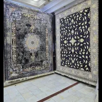 کهکشانی افشان درباری زیبا فرش و قالی رنگبندی جدید|فرش|کرمان, |دیوار