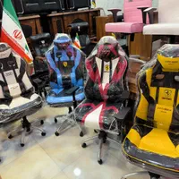صندلی جکدار گیمینگ حرفه ای صندل چرخدار گردان|صندلی و نیمکت|خوی, |دیوار