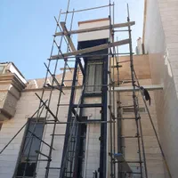 داربست فلزی نماچهار پایه چرخ دارکفراژ اسانسور|خدمات پیشه و مهارت|مشهد, توس|دیوار