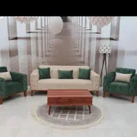 مبل چستراصل سبز(آماده تحویل)قیمت واقعی تولیدی|مبلمان خانگی و میز عسلی|رشت, گلسار|دیوار
