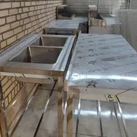 دستگاه مرغ بریان فر جوجه گردان سینک ظرفشویی صنعتی