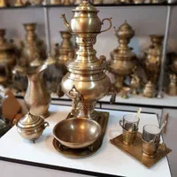 سماور ۶ ذغالی جیران برنجی زغالی گازی سماوری منقل|سماور، چای‌ساز، قهوه‌ساز|اهواز, زرگان|دیوار
