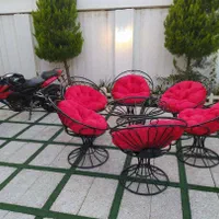 میزصندلی ویلایی/میز صندلی فضای باز مدل طاووسی