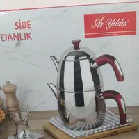 کتری و قوری برند آی ییلدیز وارداتی از ترکیه نو نو|قوری، کتری، قهوه‌ساز دستی|تهران, نیروی هوایی (پیروزی)|دیوار