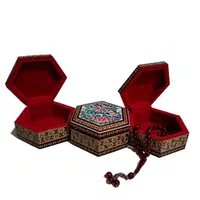 جعبه خاتم شش گوش|صنایع دستی و سایر لوازم تزئینی|اصفهان, خوراسگان|دیوار