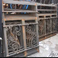 درب های فرفوژه ای .وچوبی|مصالح و تجهیزات ساختمان|کرمان, |دیوار