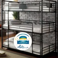 تخت خواب دو طبقه(تختخواب۲دوطبقه)سه نفرسه طبقه اراز
