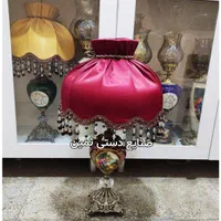 چراغ آباژور مدل ثمین چینی لامپابرنزی شمعدان سرامیک|چراغ خواب و آباژور|تهران, شوش|دیوار