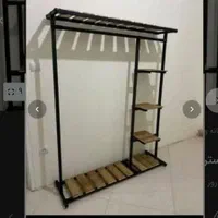استار رخت اویز قفسه دار مدل چوب لباسی کد ۲۳|جاکفشی، کمد، دراور|تهران, نعمت‌آباد|دیوار