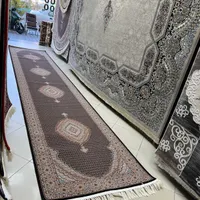 فرش ماشینی نادر طرح ماهی ۱۰۰۰ شانه سایز ۵۰۰×۱۰۰