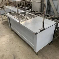 منقل کباب پز اجاق گاز خطی ومربع۴شعله|کافیشاپ و رستوران|مشهد, صیدآباد|دیوار