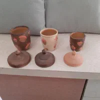 ظروف سفالی کاملا نو و با کیفیت|صنایع دستی و سایر لوازم تزئینی|تهران, مجیدیه|دیوار