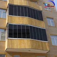 شیشه بالکن ریلی(جمع شو)/ شیشه تاشو/ بالکن تاشو|خدمات پیشه و مهارت|اردبیل, |دیوار