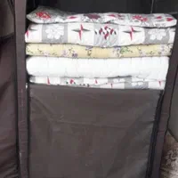 کمد برزنتی رختخوابی پارچه ای تاشو طرح باران|جاکفشی، کمد، دراور|مشهد, خین عرب|دیوار