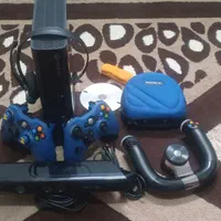 xbox 360 super slim با تمام لوازم