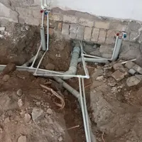 لوله کشی تاسیسات آب وفاضلاب وصل طرح اگونشتی تخریب