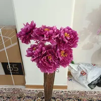 گل شاخه ای|گل مصنوعی|پرند, |دیوار