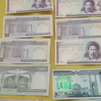 ۱۸ عدد اسکناس همه باهم یکجا|کلکسیون سکه، تمبر، اسکناس|اصفهان, کوی امیریه|دیوار