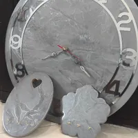 ساعت و آویز کلید طرح رزینی