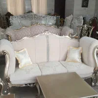 مبل استیل هفت نفره تمام چوب کلاسیک چپندر مصری|مبلمان خانگی و میز عسلی|رباط‌کریم, رباط‌کریم|دیوار