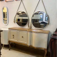 آینه و کنسول شمعدان|بوفه، ویترین، کنسول|مشهد, شهرک رازی (شهرک غرب)|دیوار