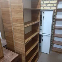 کتابخانه 6طبقه|کتابخانه، شلف، قفسه‌های دیواری|قم, نیروگاه|دیوار