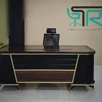 مبلمان سلطنتی چرم براق آلگرو فوم سردلوازم دفترشرکت|مبلمان اداری|رشت, گلسار|دیوار