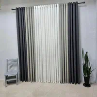 پرده آماده منزل ویلا مخمل کتان حریر|پرده، رانر، رومیزی|نوشهر, |دیوار
