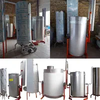 دستگاه دیگ گلابگیر عرقگیر گلاب عرق گیر صنعتی تقطیر