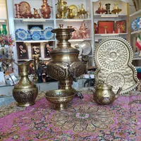 سماور شب یلداذغالی وگازی ۹لیتری برنجی آنتیک ضخیم|سماور، چای‌ساز، قهوه‌ساز|مشهد, چهارباغ|دیوار