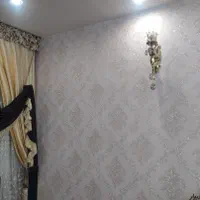 کاغذ دیواری کناف نقاشی پارکت نرده استیل سقف کاذب|خدمات پیشه و مهارت|اراک, |دیوار