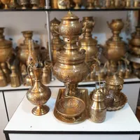 برنجی سماور ذغالی دامادی گازی زغالی|سماور، چای‌ساز، قهوه‌ساز|تهران, آجودانیه|دیوار