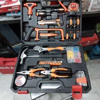 پک کامل جعبه ابزار با جعبه نشکن