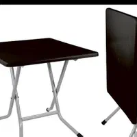 میز ناهارخوری صندلی پلاستیکی پایه فلزی تاشو