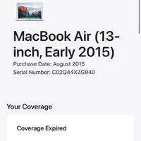 مک بوک اپل Air 13 inch 2015 سالم و تمیز|رایانه همراه|شیراز, شهرک بهشتی|دیوار