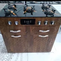 اجاق گاز طرح کابینت شیشه ای، طرح فر مدل fromwhat|اجاق گاز و لوازم برقی پخت‌وپز|رشت, رشتیان|دیوار