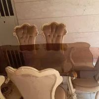 ست مبل ۷ نفره وناهار خوری ۶ نفره  خیلی زیبا وشکیل|میز و صندلی غذاخوری|تهران, پونک|دیوار