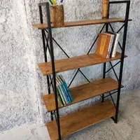 شلف دیواری قفسه کتابخانه فلزی استند طبقه