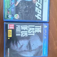 پایه شارژر دسته ps5 و بازی last 2 وfc24