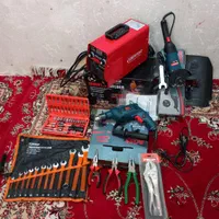 پک ۹قلم دستگاه جوش سنگ فرز دلر اچار جعبه بوکس|ماشین‌آلات صنعتی|مشهد, مهدی آباد|دیوار