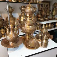 سماور ذغالی دیکو برنجی زغالی منقل سماوری گازی|سماور، چای‌ساز، قهوه‌ساز|مشهد, ارشاد|دیوار