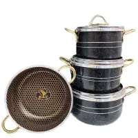 سرویس قابلمه مدل2026 چُدن کف زنبوری FORJ جدید|ظروف پخت‌وپز|یزد, |دیوار