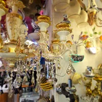 لوستر کرم طلای با گارانتی ۱۶ سال|لوستر و چراغ آویز|کرمان, |دیوار