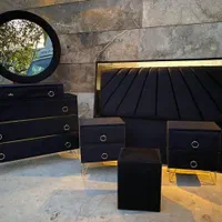 سرویس خواب*تخت*مدل آدرین*رنگبندی*پارچه خارجی