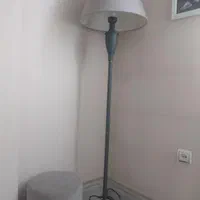 آباژور پایه فلزی با شلف