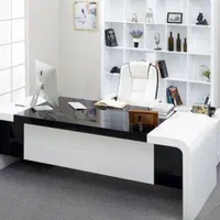 میز کار رایانه جا کیس پایه U آهنی کار گروهی دکور|دفتر کار|شهرکرد, |دیوار