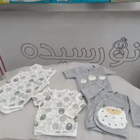 لباس تریکو تیکه ای نوزادی