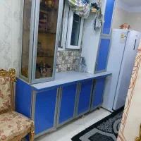کابینت فلزی درب ام دی اف همراه با هودوگازوسینک|مصالح و تجهیزات ساختمان|پاکدشت, پاکدشت (مامازند)|دیوار