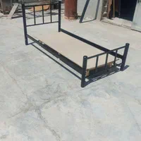 سرویس تخت خواب دوطبقه ۱نفره(تخت دوطبقه)یکنفره فلزی|تخت و سرویس خواب|شیراز, شهرک فرزانگان|دیوار
