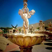 آبنما ستاره شب بالدار حوض فرشته باربیکیو میز صندلی